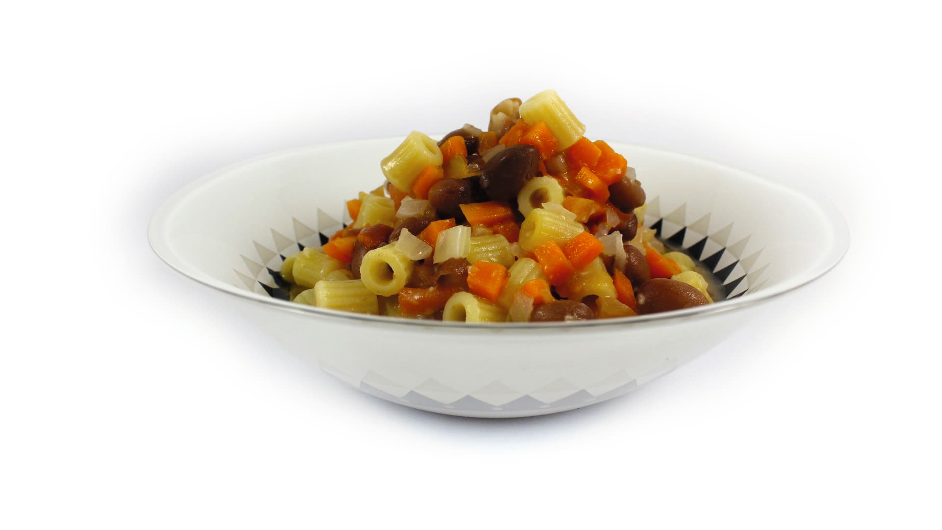 Pasta e fagioli con le cotiche dell’orto