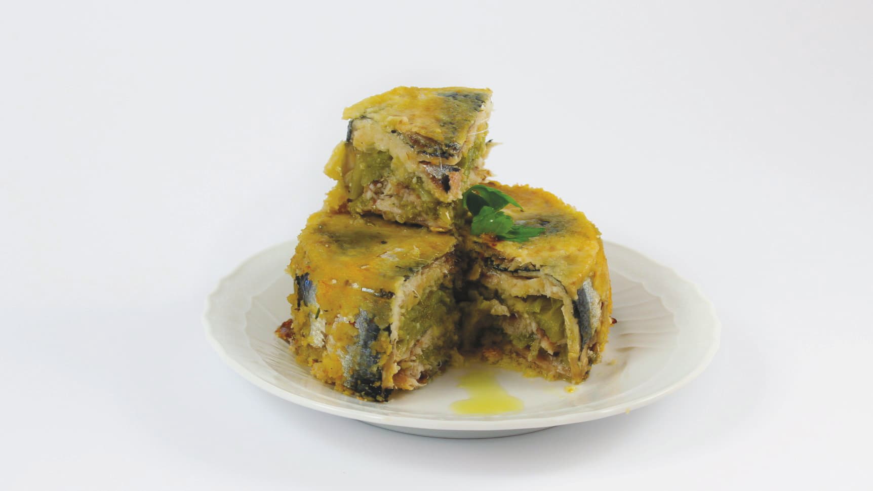Tortino di alici e indivia